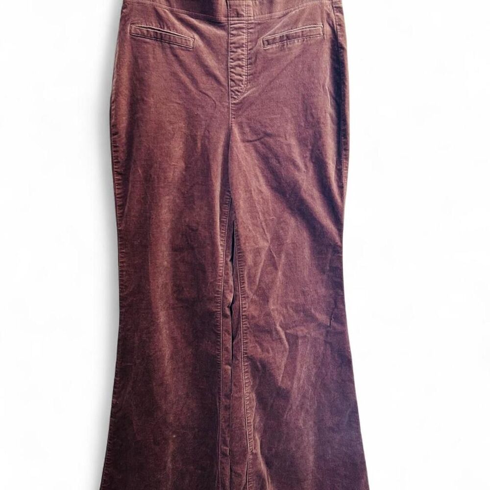 Anthropologie Women's Brown and Burgundy Trousers